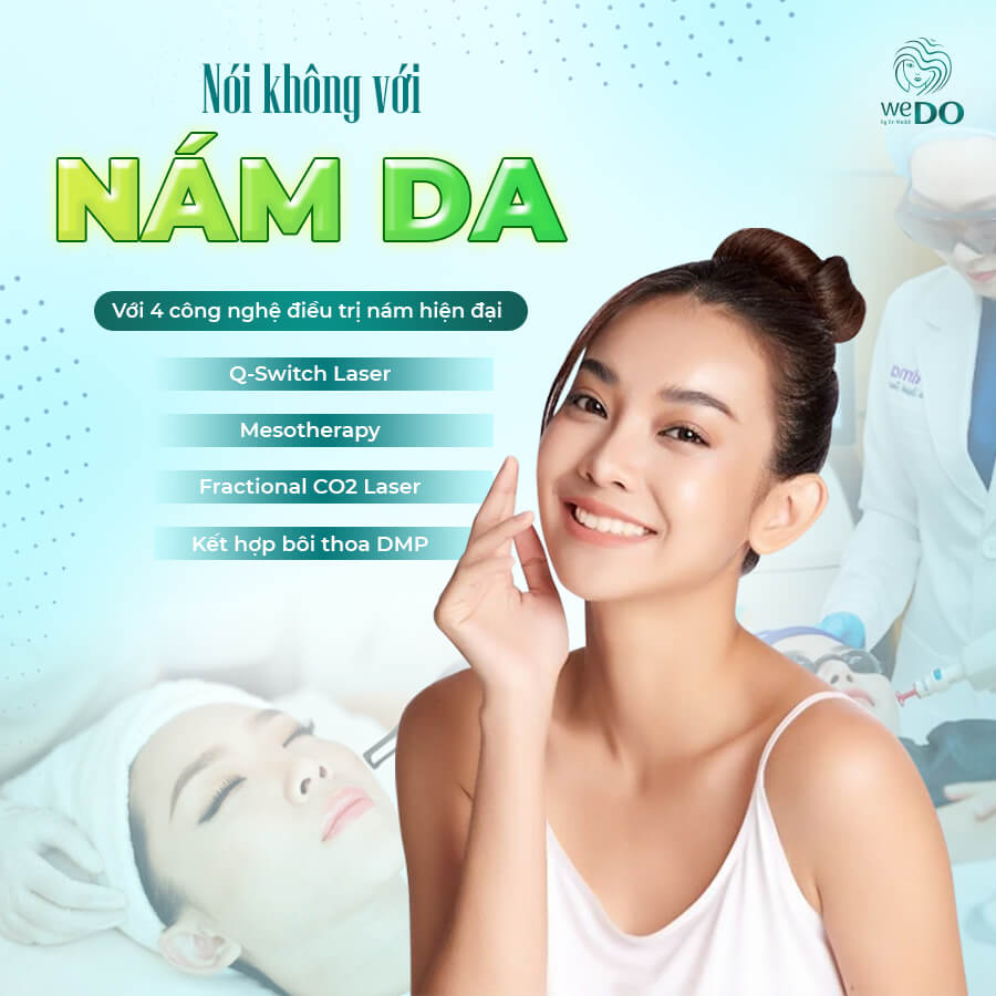 Bài giải cho Nám da! 4 công nghệ điều trị nám hiện đại, hiệu quả hàng đầu, đang có tại WEDO