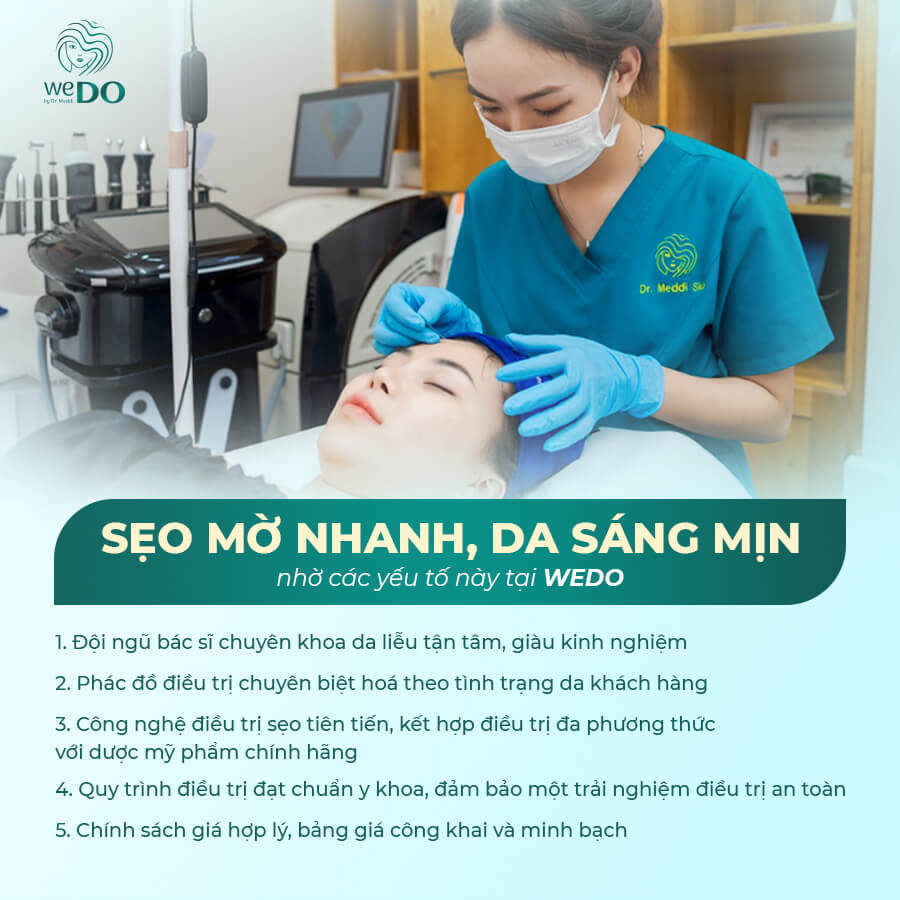 THỬ ĐỦ CÁCH NHƯNG VẪN TỰ TI VÌ SẸO? ĐẾN NGAY VỚI WEDO – NƠI BẠN TÌM THẤY GIẢI PHÁP CHO MỌI VẤN ĐỀ VỀ SẸO